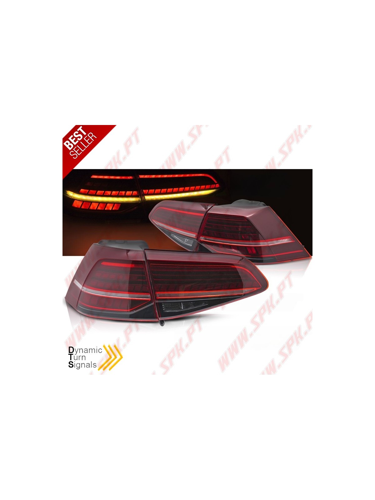 Farolins LED Dynamic Red - VW Golf 7 / 7.5 (2013-2019) Farolins LED Dynamic Red - VW Golf 7 / 7.5 (2013-2019)