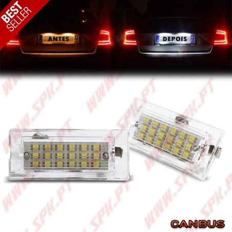 Iluminação de Matricula LED - X5 E53 / X3 E83 (1998-2010)