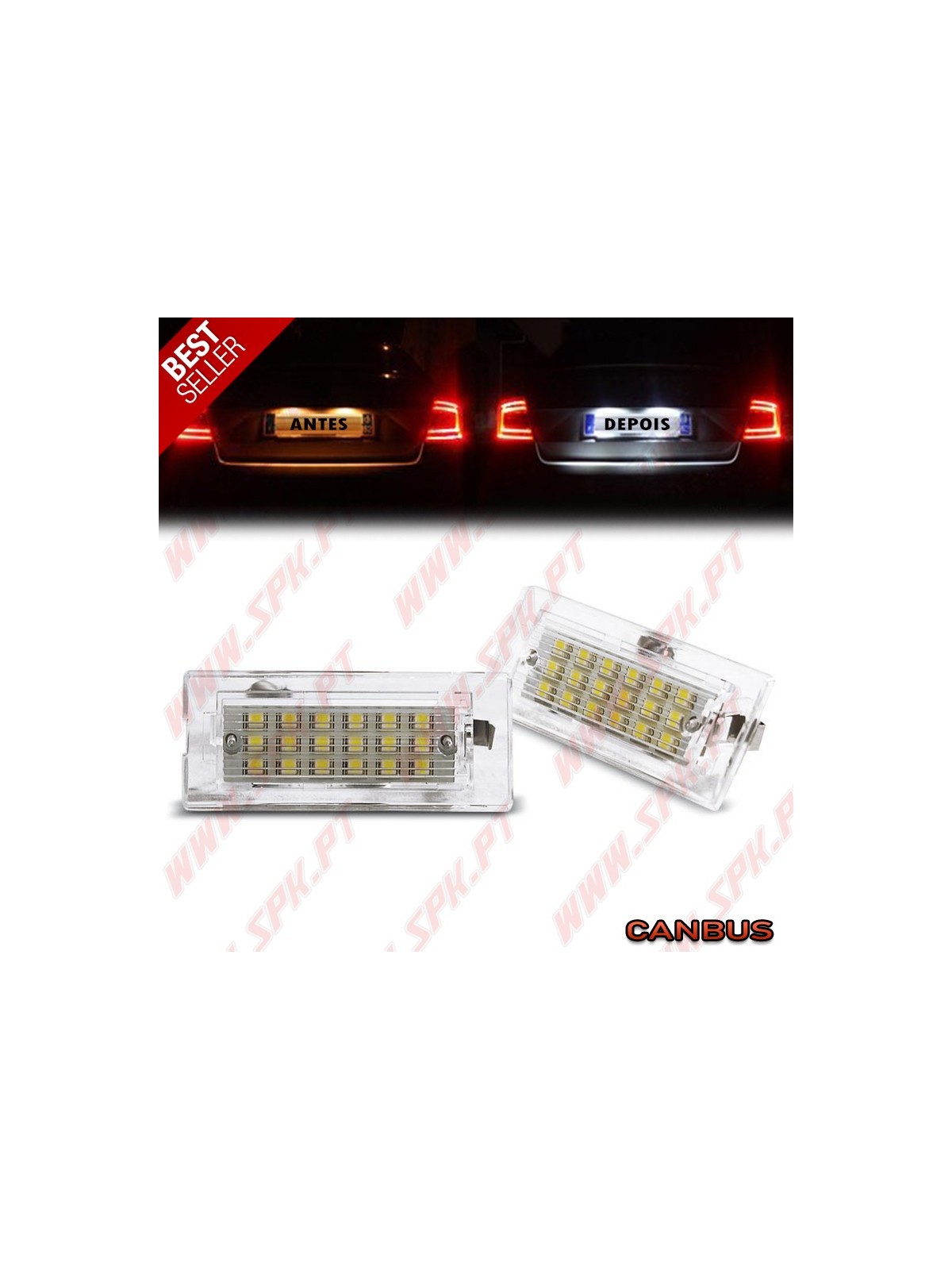 Iluminação de Matricula LED - X5 E53 / X3 E83 (1998-2010)