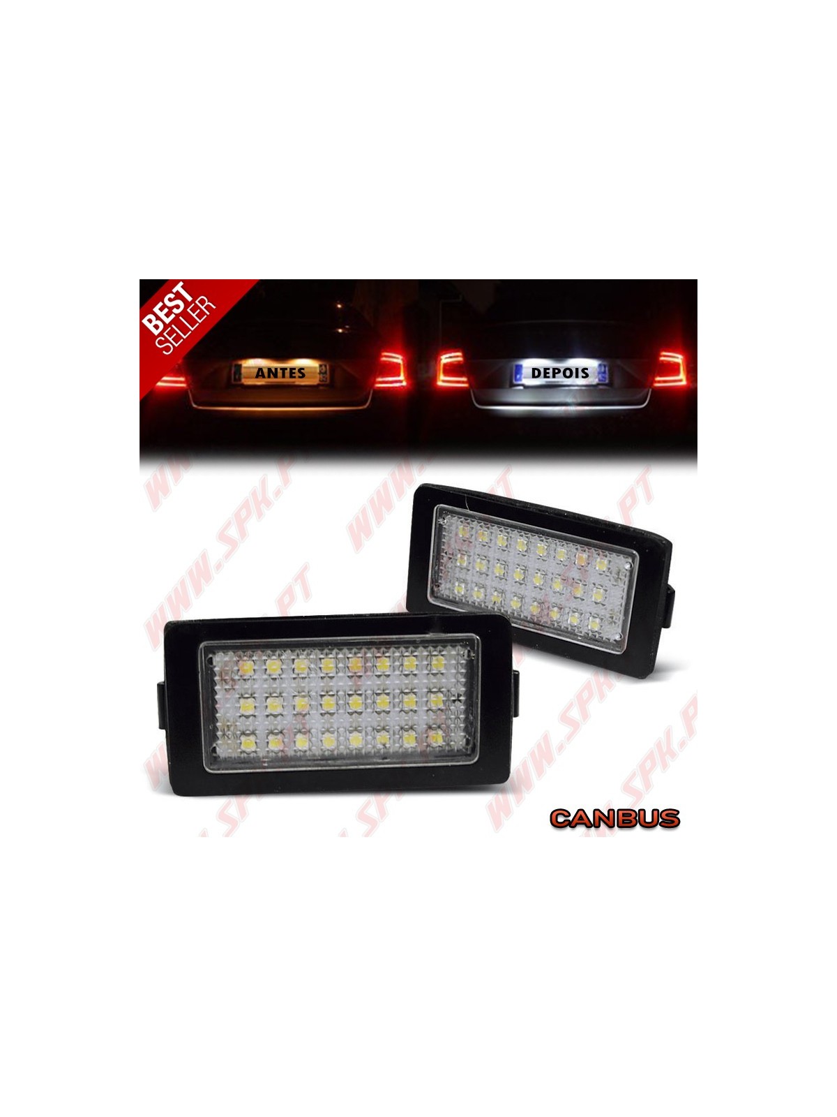 Iluminação de Matricula LED - BMW E38 (1994-2001) Iluminação de Matricula LED - BMW E38 (1994-2001)