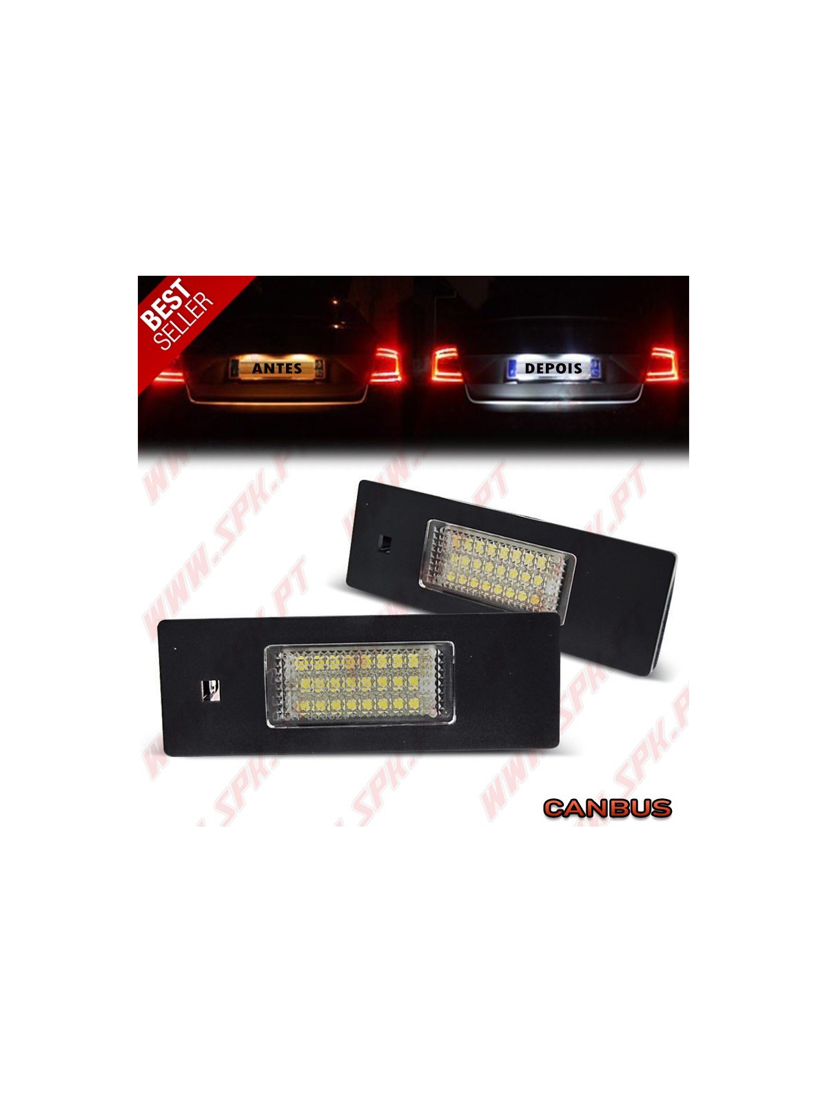 Iluminação de Matricula LED - BMW E63 / E64 / E81 / E87 / Z4 / MINI (2004-2018) Iluminação de Matricula LED - BMW E63 / E64 / E81 / E87 / Z4 / MINI (2004-2018)