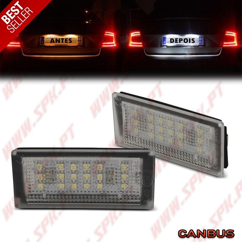 Iluminação de Matricula LED - BMW E46 Coupe / Cabrio / E46 M3 (2003-2006) Iluminação de Matricula LED - BMW E46 Coupe / Cabrio / E46 M3 (2003-2006)