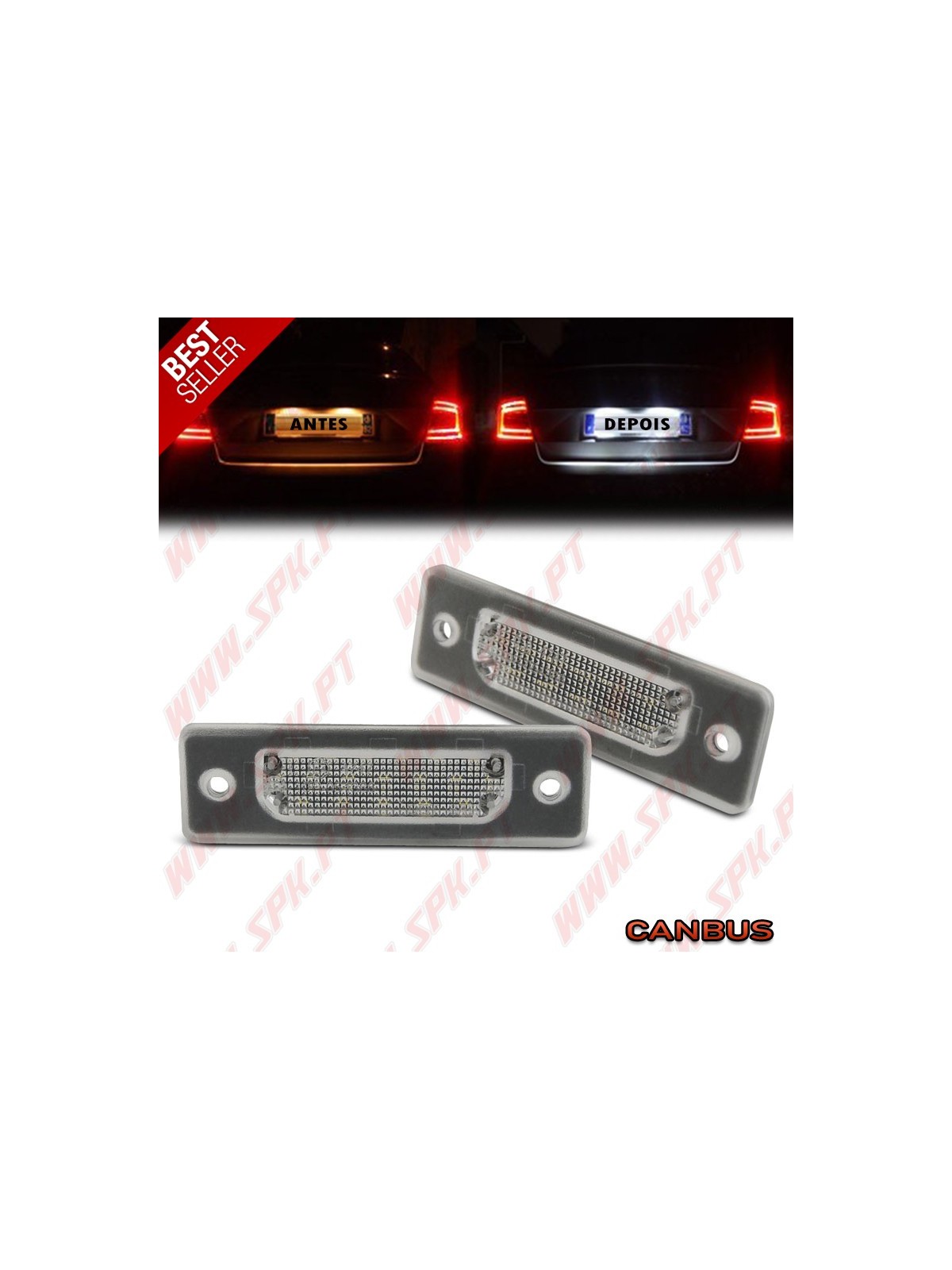 Iluminação de Matricula LED - BMW E34 / M5 / E32 (1988-1996) Iluminação de Matricula LED - BMW E34 / M5 / E32 (1988-1996)