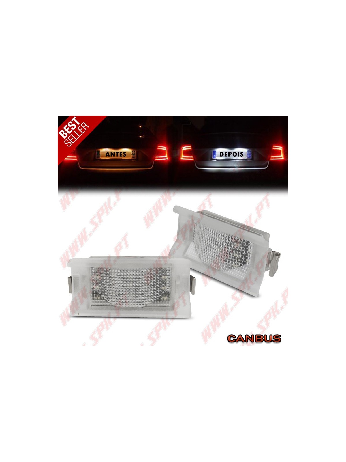 Iluminação de Matricula LED - BMW E34 Touring (1987-1996) Iluminação de Matricula LED - BMW E34 Touring (1987-1996)