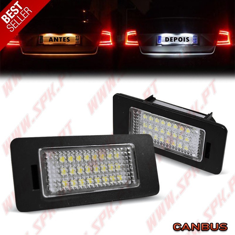 Iluminação de Matricula LED - Audi / VW / Skoda (2007-)