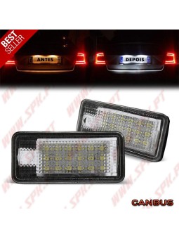 Iluminação de Matricula LED - Audi A3 / A4 / A6 / Q7 (2003-2011)