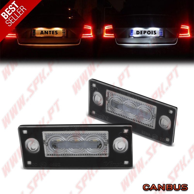 Iluminação de Matricula LED - Audi A3 8L / A4 B5 (1999-2003) Iluminação de Matricula LED - Audi A3 8L / A4 B5 (1999-2003)
