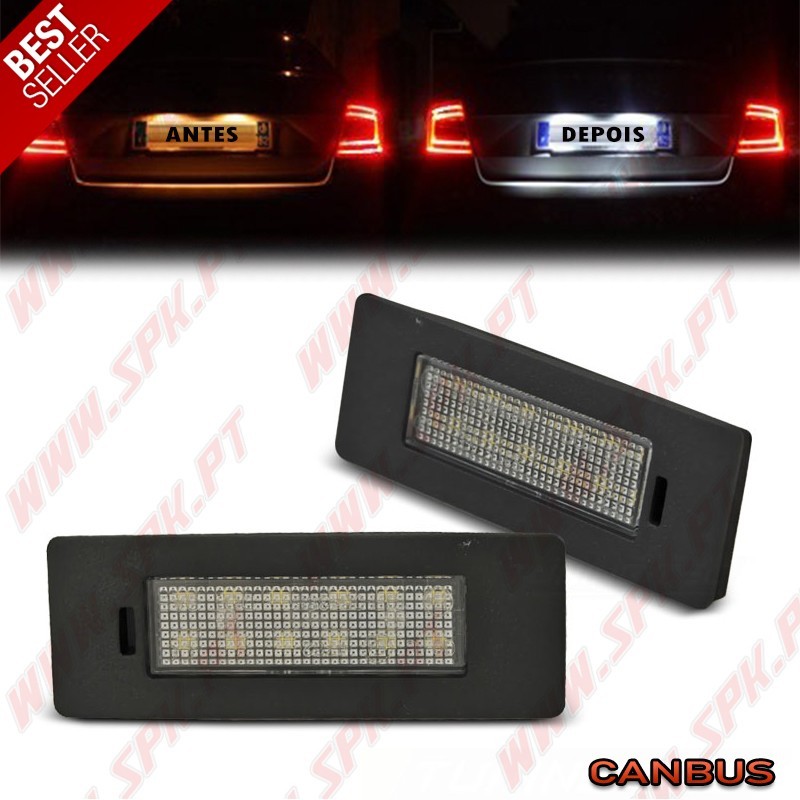 Iluminação de Matricula LED - Audi A5 / S5 / Q2 / Q5 (2016-2019) Iluminação de Matricula LED - Audi A5 / S5 / Q2 / Q5 (2016-2019)