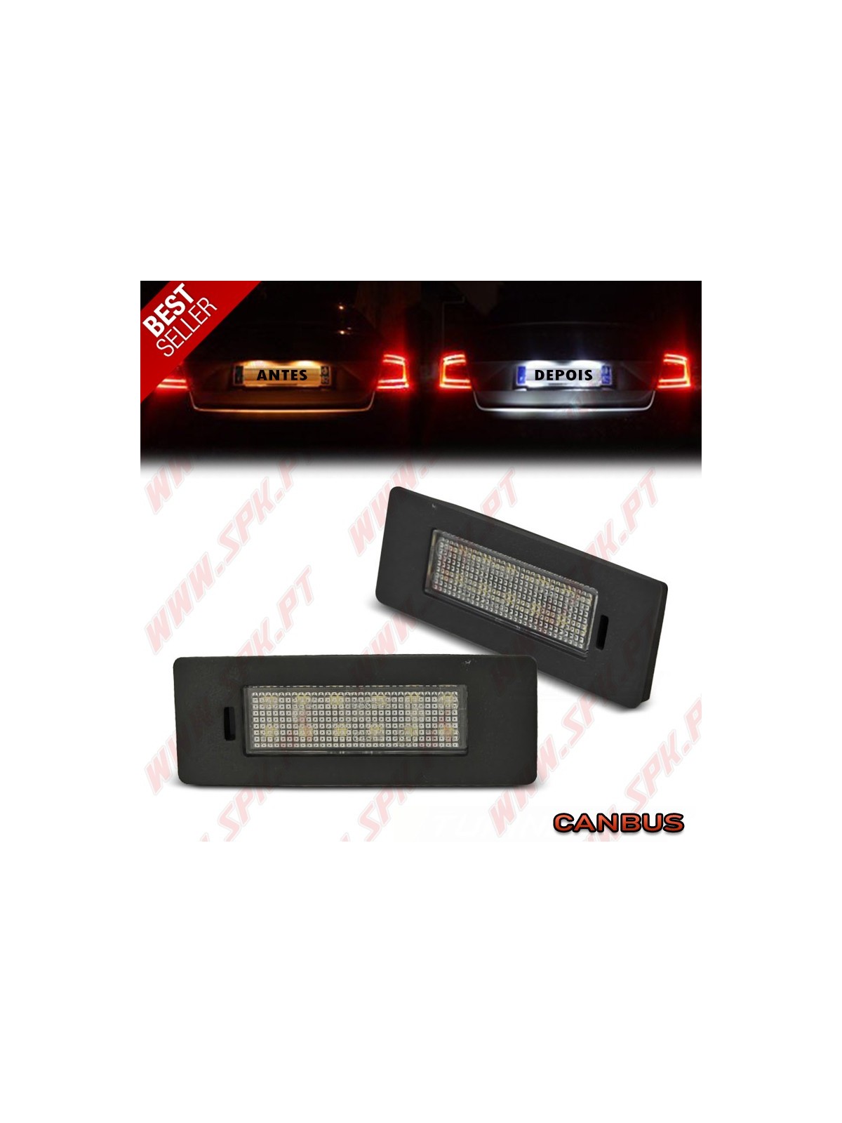 Iluminação de Matricula LED - Audi A5 / S5 / Q2 / Q5 (2016-2019) Iluminação de Matricula LED - Audi A5 / S5 / Q2 / Q5 (2016-2019)