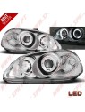 Faróis Angel Eyes Chrome - Honda Civic 6 (1996-1998) Faróis Angel Eyes Chrome - Honda Civic 6 (1996-1998)