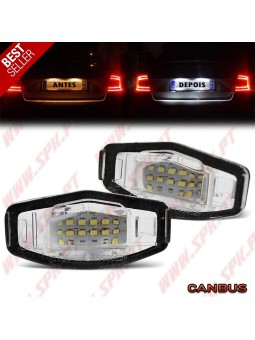 Iluminação de Matricula LED - Honda Civic / City / Legend / Accord (1999-2009)