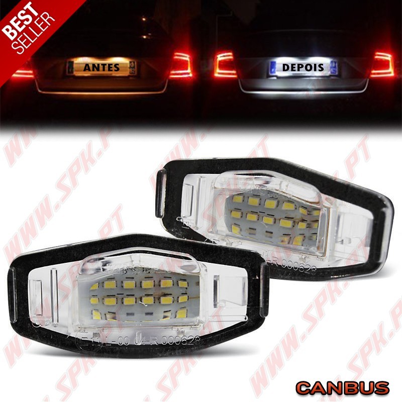 Iluminação de Matricula LED - Honda Civic / City / Legend / Accord (1999-2009)