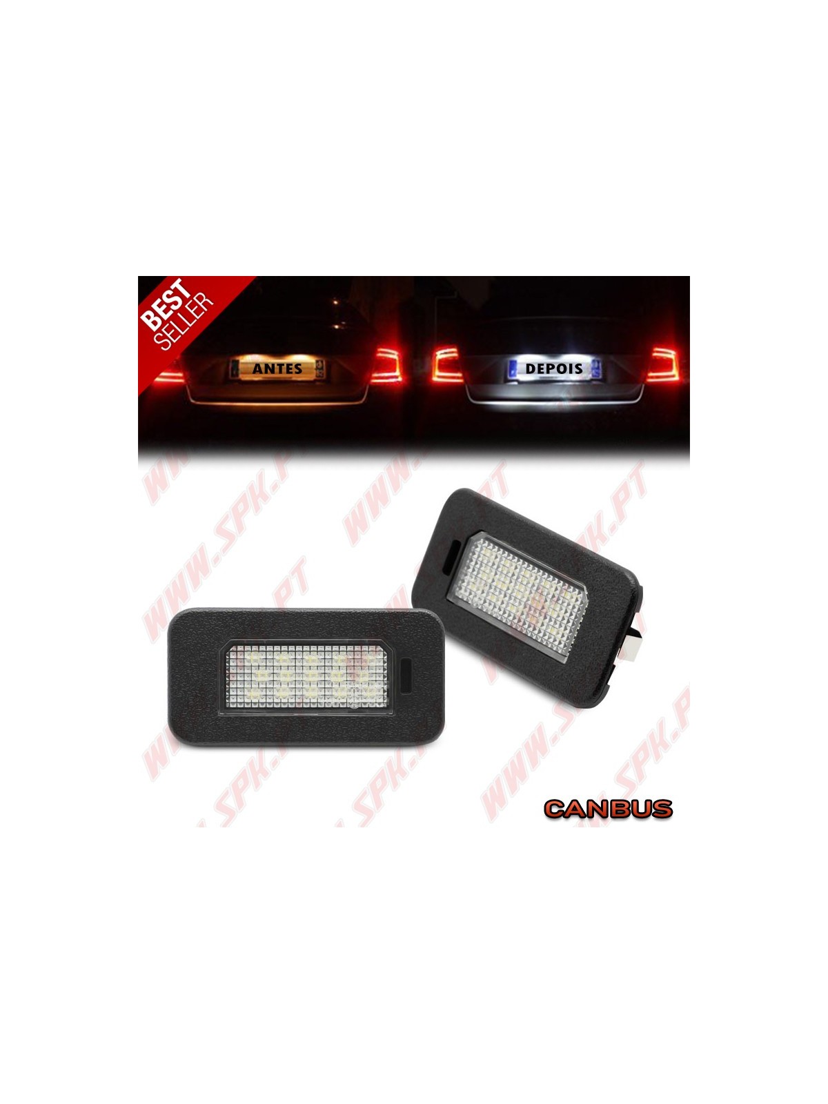 Iluminação de Matricula LED - Alfa Romeo Giulia / Stelvio (2016-)