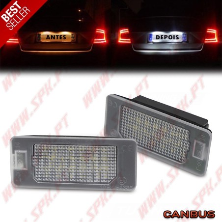 Iluminação de Matricula LED - Fiat 500e / 500x / Abarth / Alfa Tonale (2018-)