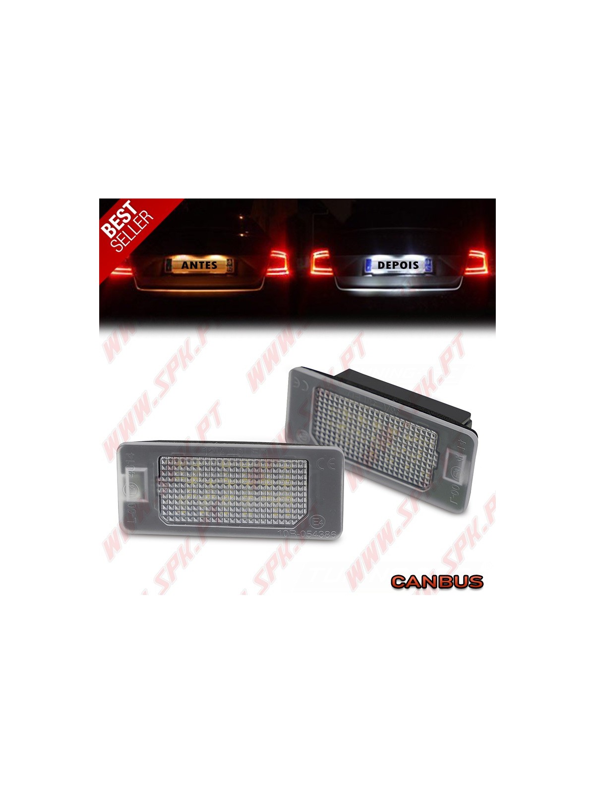 Iluminação de Matricula LED - Fiat 500e / 500x / Abarth / Alfa Tonale (2018-)