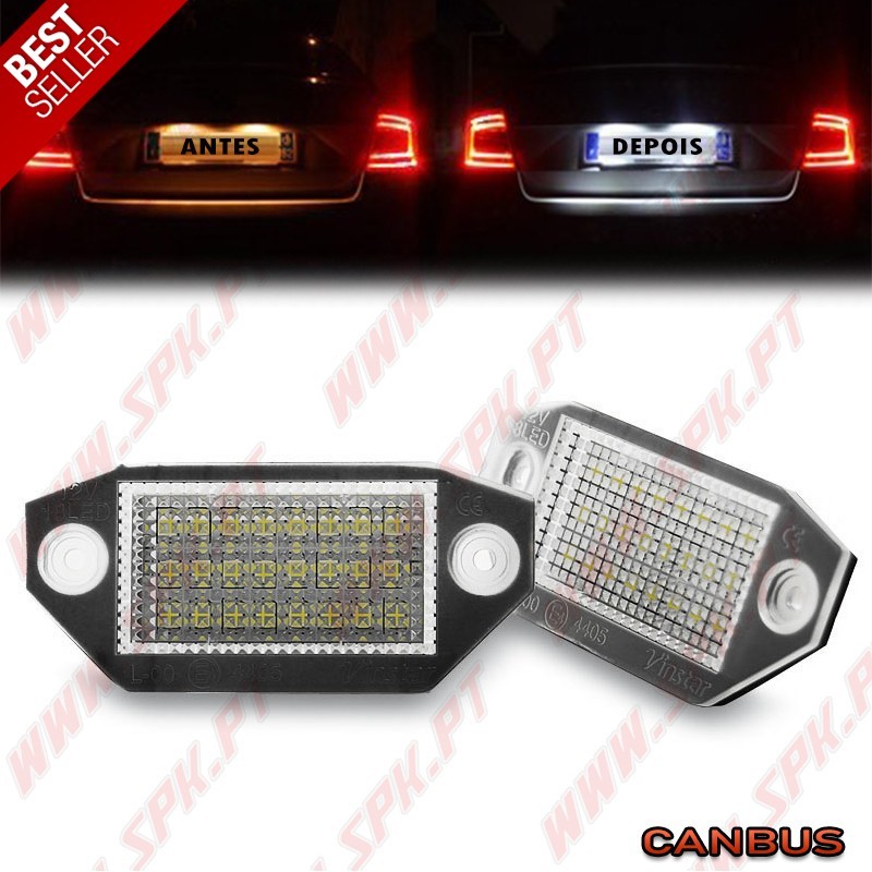 Iluminação de Matricula LED - Ford Mondeo 3 (2000-2007) Iluminação de Matricula LED - Ford Mondeo 3 (2000-2007)