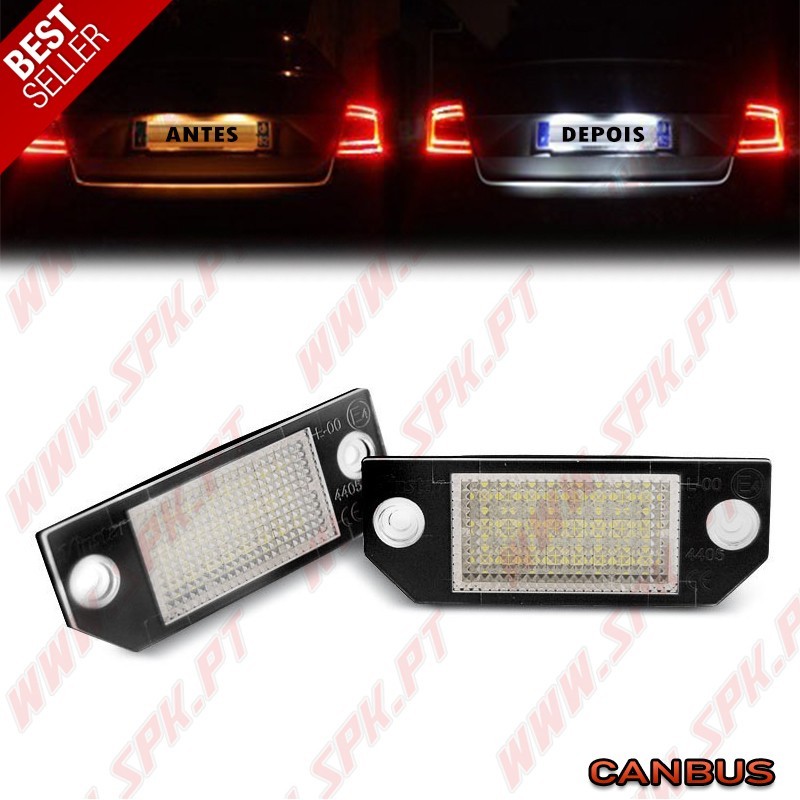 Iluminação de Matricula LED - Ford Focus 2 / C-MAX 1 (2003-2010) Iluminação de Matricula LED - Ford Focus 2 / C-MAX 1 (2003-2010)