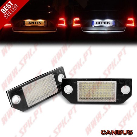 Iluminação de Matricula LED - Ford Focus 2 / C-MAX 1 (2003-2010)