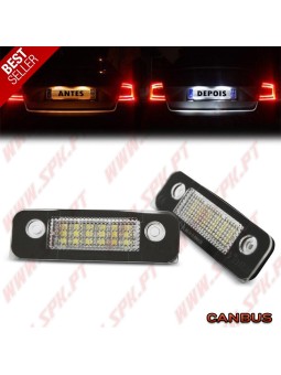 Iluminação de Matricula LED - Ford Mondeo 2 / Fusion / Fiesta 6 (2002-2012)