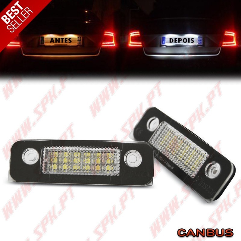 Iluminação de Matricula LED - Ford Mondeo 2 / Fusion / Fiesta 6 (2002-2012) Iluminação de Matricula LED - Ford Mondeo 2 / Fusion / Fiesta 6 (2002-2012)