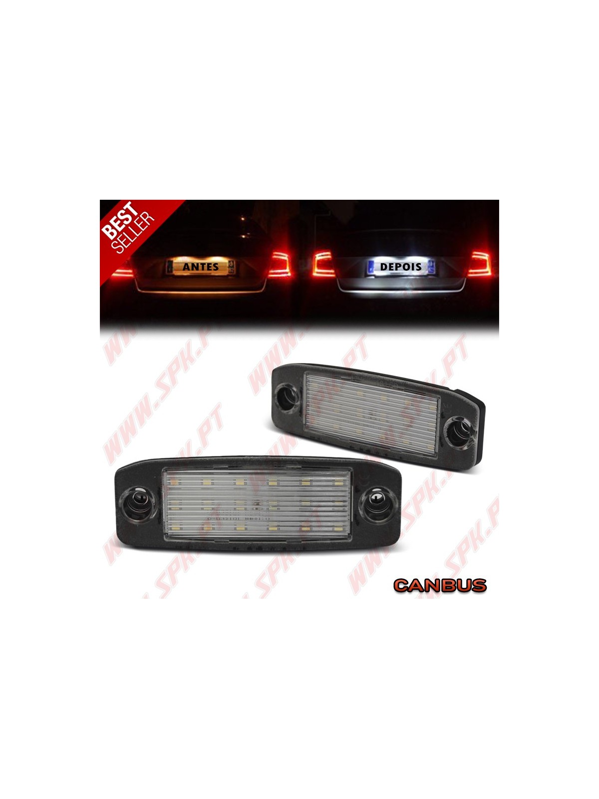 Iluminação de Matricula LED - KIA Sportage 3 / Hyundai Sonata (2009-2014) Iluminação de Matricula LED - KIA Sportage 3 / Hyundai Sonata (2009-2014)