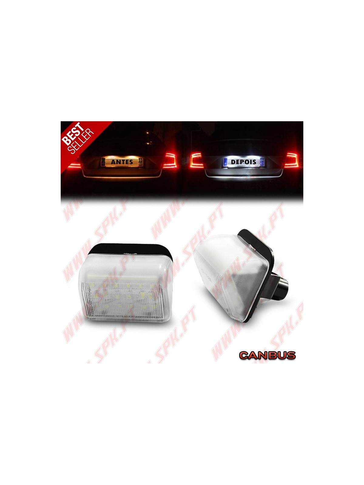 Iluminação de Matricula LED - Mazda 6 / CX-7 / CX-5 (2002-) Iluminação de Matricula LED - Mazda 6 / CX-7 / CX-5 (2002-)