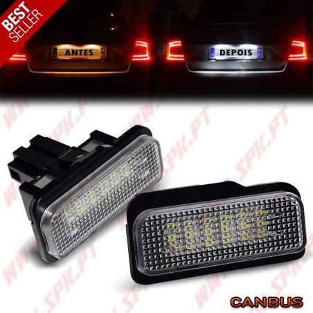 Iluminação de Matricula LED - Mercedes W211 / W219 / R171 / W203 KOMBI (2002-2011)