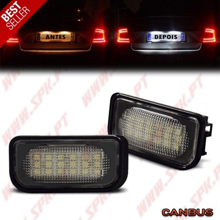 Iluminação de Matricula LED - Mercedes W203 (2000-2007)