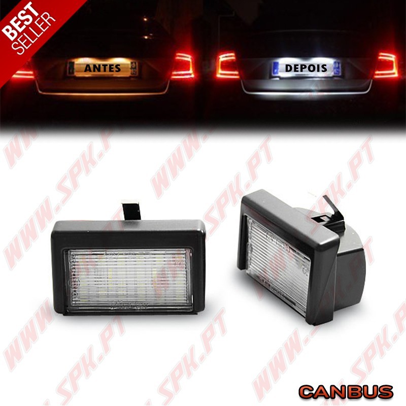 Iluminação de Matricula LED - Mercedes W164 (2005-2011) Iluminação de Matricula LED - Mercedes W164 (2005-2011)
