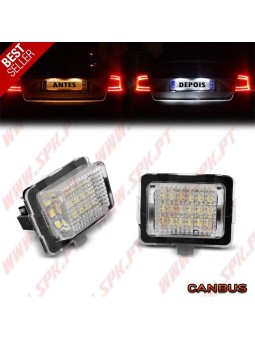 Iluminação de Matricula LED - Mercedes W204 / W212 / C207 / C216 / W221 (2005-2013)