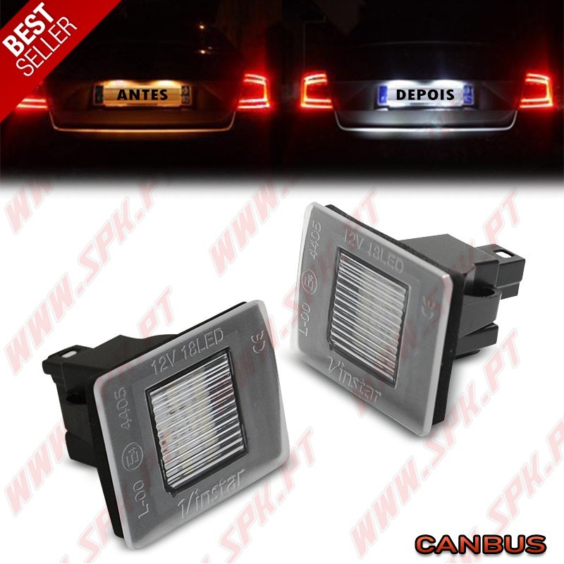 Iluminação de Matricula LED - Mercedes W176 / X156 / X166 / W166 / R172 / W447 Vito (2011-2019) Iluminação de Matricula LED - Mercedes W176 / X156 / X166 / W166 / R172 / W447 Vito (2011-2019)