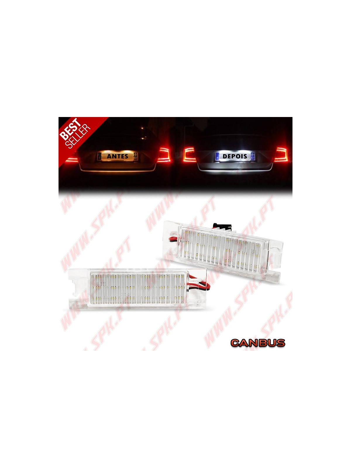 Iluminação de Matricula LED - OPEL Zafira B / Astra H / Corsa D (2004-2014)