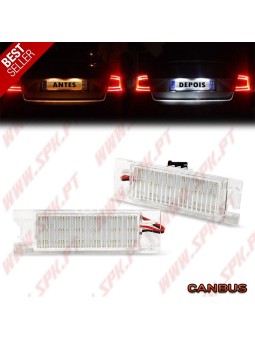 Iluminação de Matricula LED - Opel Zafira B / Astra H / Corsa D / Insignia / Vectra C (2000-2014)
