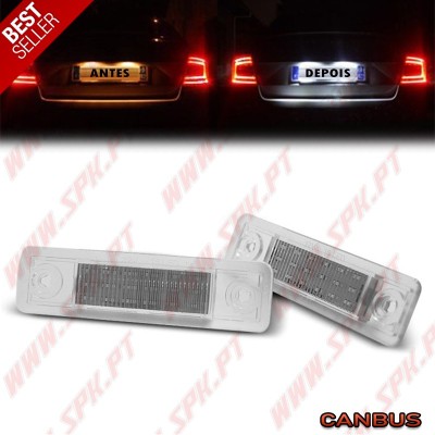 Iluminação de Matricula LED - Opel Astra F / Corsa B / Omega / Zafira A / Vectra B (1986-2005)