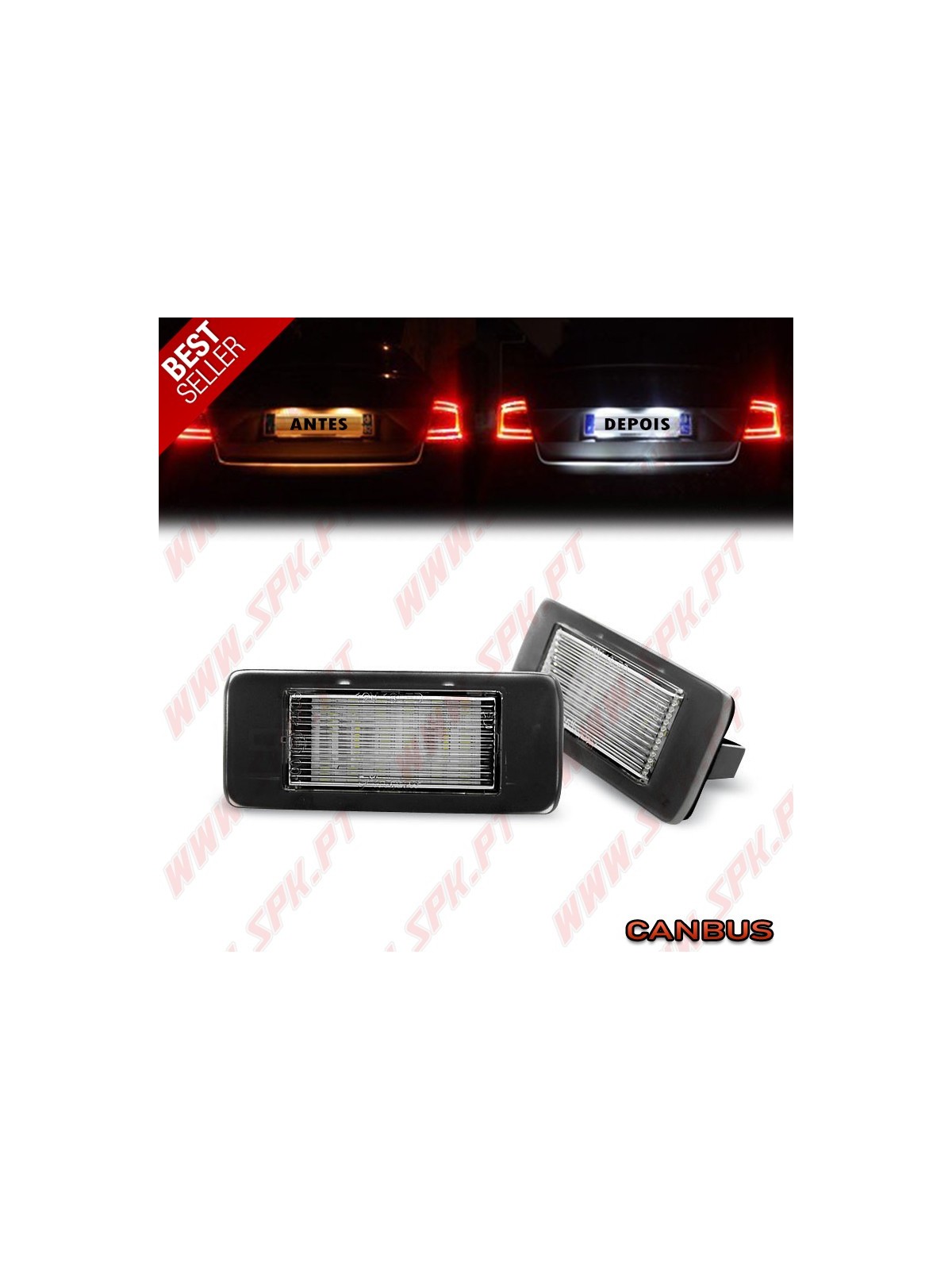 Iluminação de Matricula LED - Opel Zafira C / Astra J (2010-) Iluminação de Matricula LED - Opel Zafira C / Astra J (2010-)