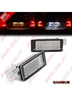 Iluminação de Matricula LED - Renault Espace / Scenic / Dacia Duster / Lodgy / Logan (2003-)