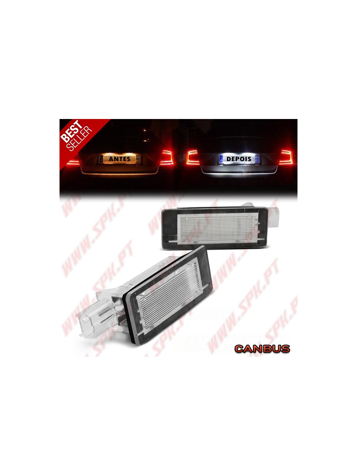 Iluminação de Matricula LED - Renault Espace / Scenic / Dacia Duster / Lodgy / Logan (2003-) Iluminação de Matricula LED - Renault Espace / Scenic / Dacia Duster / Lodgy / Logan (2003-)
