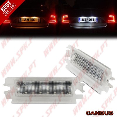 Iluminação de Matricula LED - Renault Clio 2 / Dacia Logan / Sandero (2001-2012)