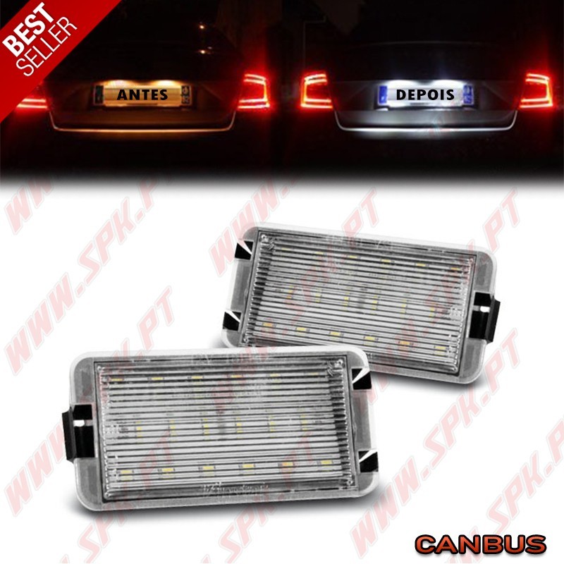 Iluminação de Matricula LED - Seat Ibiza / Cordoba / Leon / Altea / Arosa / Toledo (1993-2013) Iluminação de Matricula LED - Seat Ibiza / Cordoba / Leon / Altea / Arosa / Toledo (1993-2013)