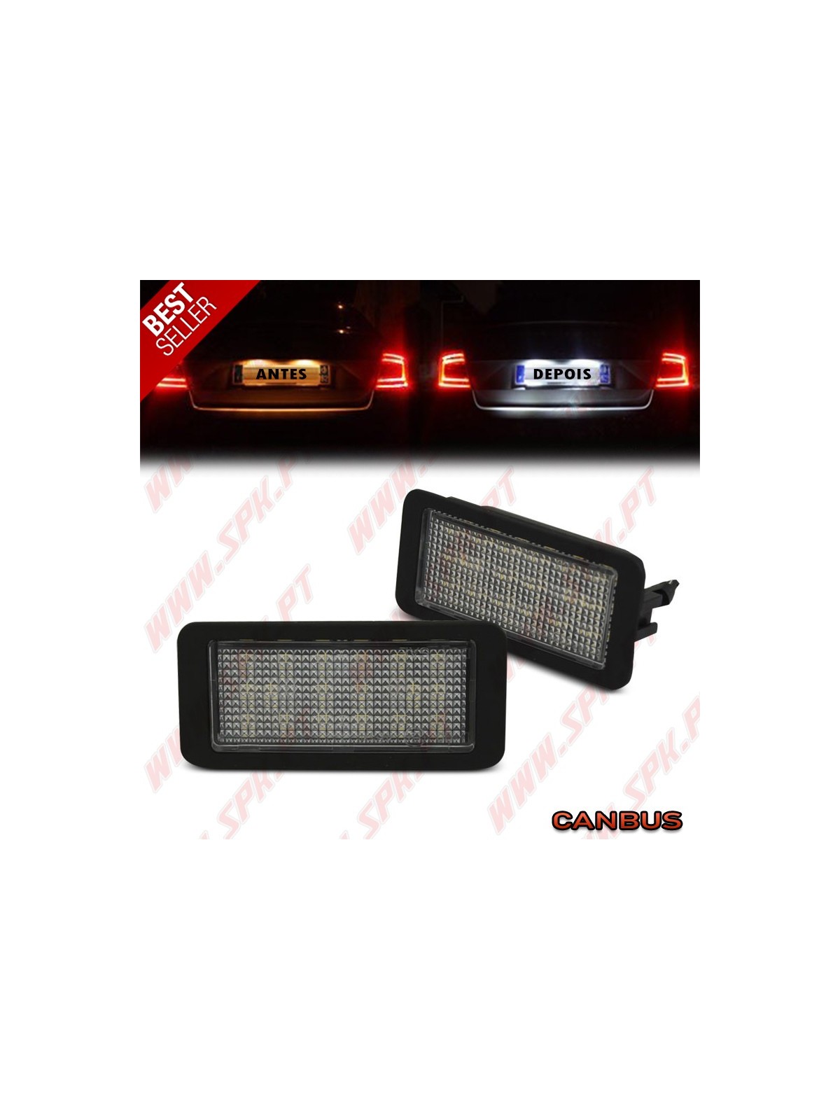 Iluminação de Matricula LED - Seat Ibiza 6J - 5 Portas (2008-2012)