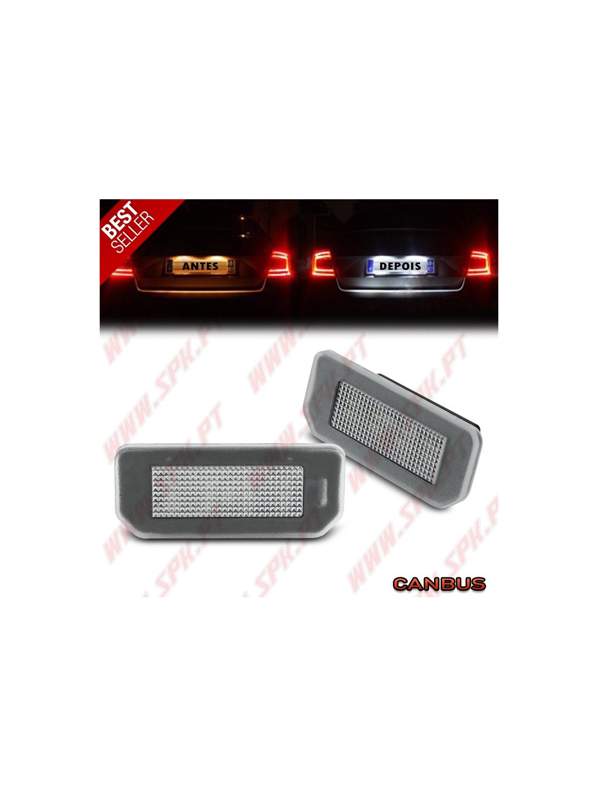 Iluminação de Matricula LED - Tesla Model 3 / Y (2017-2023)