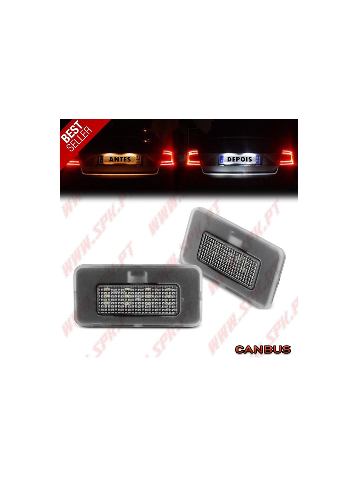 Iluminação de Matricula LED - Tesla Model S / X (2015-2020) Iluminação de Matricula LED - Tesla Model S / X (2015-2020)