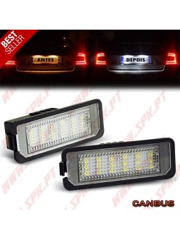 Iluminação de Matricula LED - VW Golf 4 / 5 / Passat B6 / Beattle / EOS / Lupo / Polo