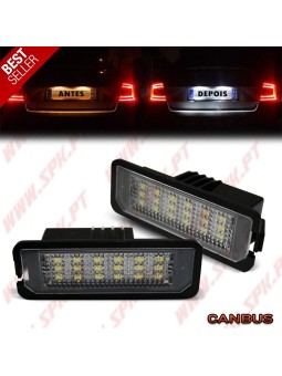 Iluminação de Matricula LED - VW Golf 6 / 7 / Scirocco / Beetle / EOS / Lupo / Polo