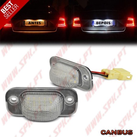 Iluminação de Matricula LED - VW Golf 2 / Jetta 2 / Seat Toledo 1 (1983-1999)