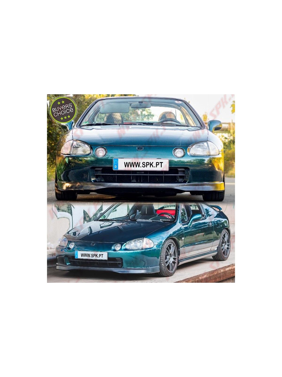 Lip Spoiler Frontal Look Type-R - Honda DelSol (1992-1998)