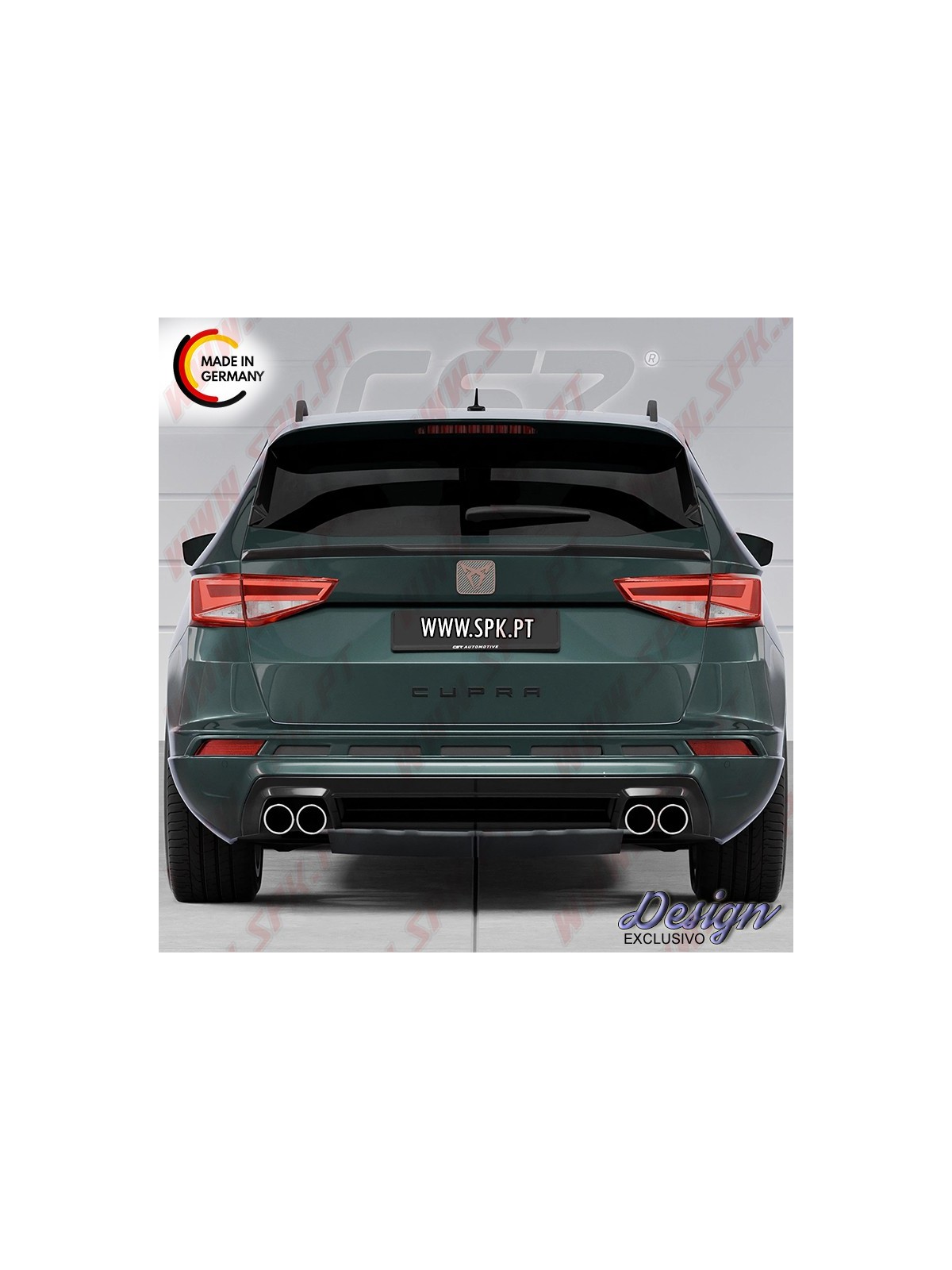 Aileron Traseiro Inferior (Mala) - Cupra / Seat Ateca (2016-) Aileron Traseiro Inferior (Mala) - Cupra / Seat Ateca (2016-)
