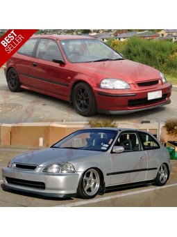 Lip Spoiler Frontal Look SiR - Honda Civic EK / EJ Pré-Facelift (1996-1998)