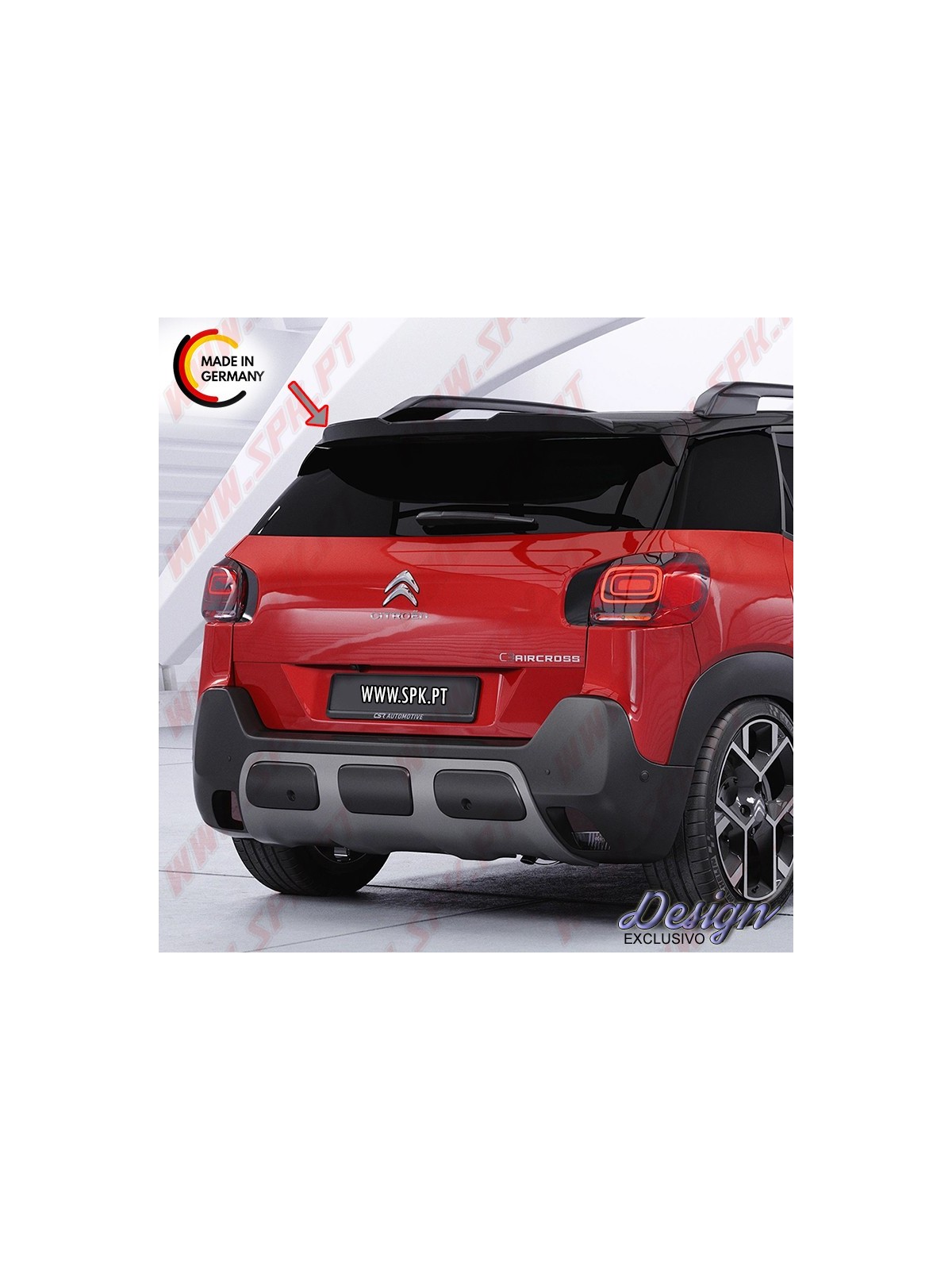 Aileron Traseiro Superior (Mala) - Citroen C3 Aircross 2 (2017-)