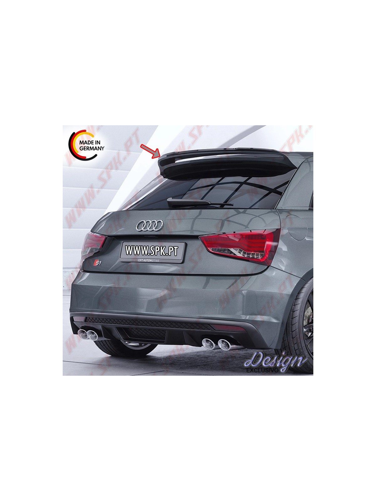 Aileron Traseiro - Audi S1 (8X) Sportback (2014-2018) Aileron Traseiro - Audi S1 (8X) Sportback (2014-2018)